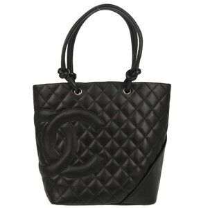 Chanel Black Calfskin Cambon Ligne Tote Handbag 165679